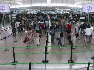 Huelga en el aeropuerto de El Prat Huelga en el aeropuerto de El Prat
