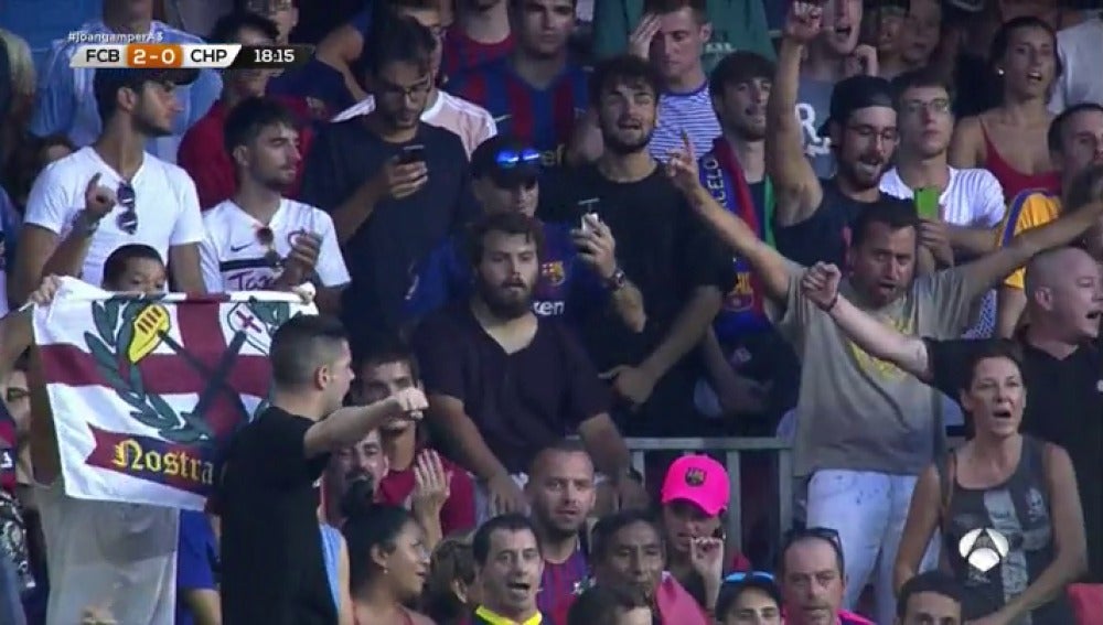 Parte de la grada del Camp Nou gritó "Neymar, muérete" en el trofeo Joan Gamper