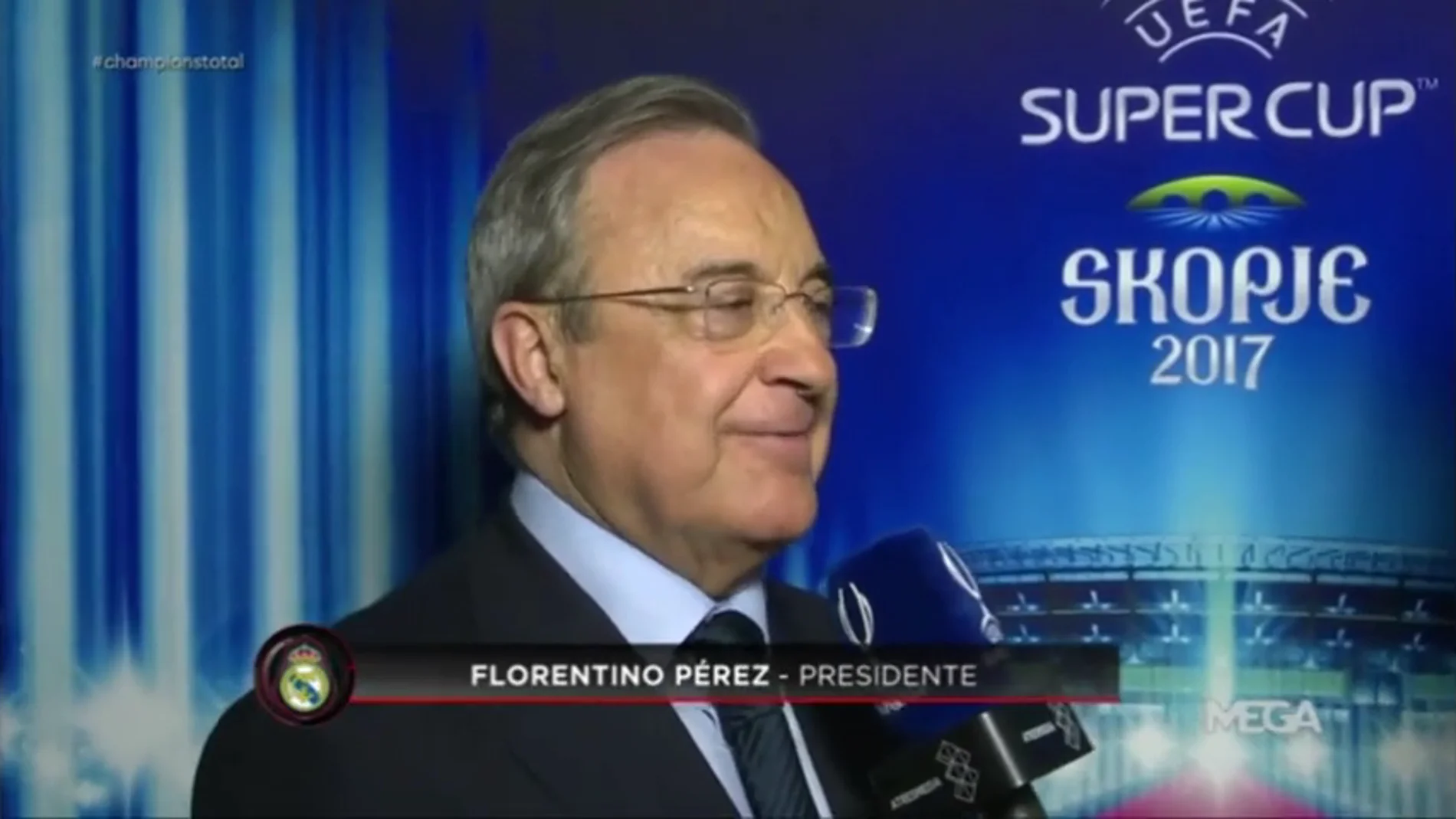 Florentino: "No creo que tenga cabida otro delantero, tenemos muy buenos jugadores"