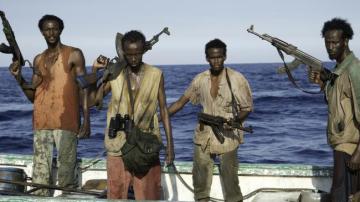 Piratas de la película 'Capitán Phillips'