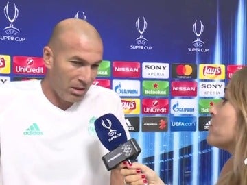 La tensa entrevista de Susana Guasch con Zidane antes de la Supercopa