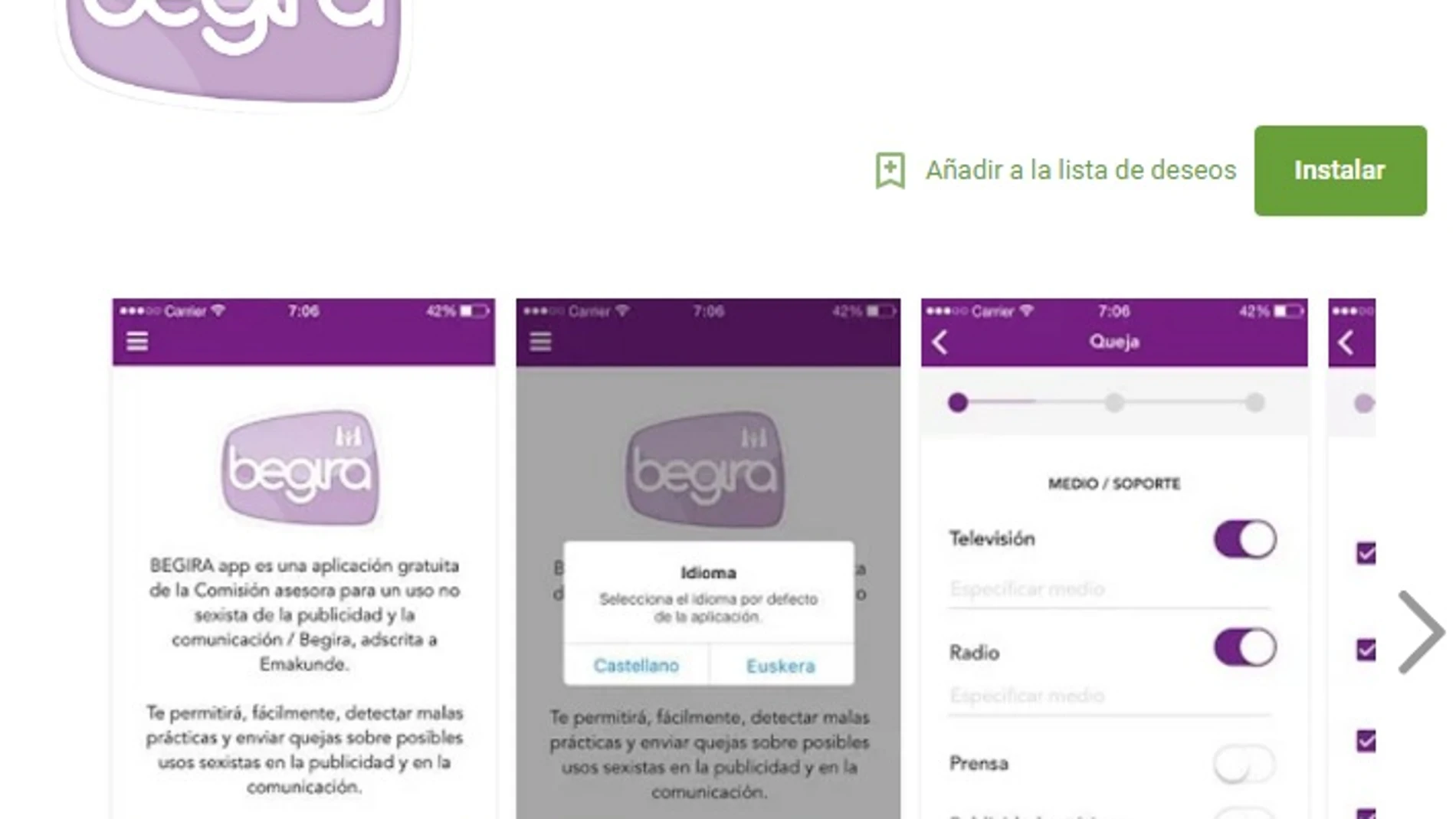 Begira App, para denunciar contenido sexista en los medios Begira App, para denunciar contenido sexista en los medios