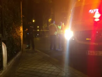 Policía y Samur en el lugar de los hechos Policía y Samur en el lugar de los hechos