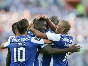 El Oporto FC celebrando uno de los goles El Oporto FC celebrando uno de los goles