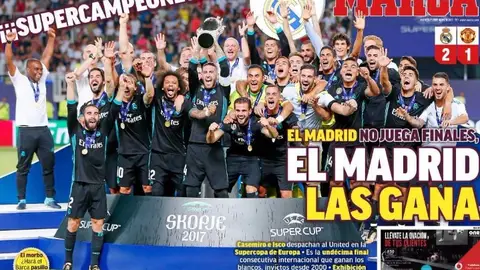 Portada del diario Marca Portada del diario Marca