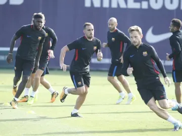 Entrenamiento del FC Barcelona Entrenamiento del FC Barcelona