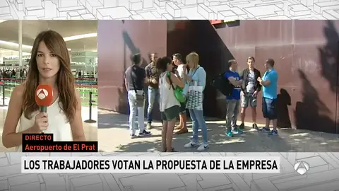 La plantilla de Eulen vota este jueves si acepta desconvocar la huelga en El Prat La plantilla de Eulen vota este jueves si acepta desconvocar la huelga en El Prat