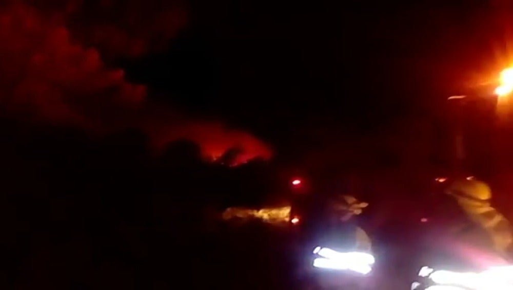 La Unidad Militar de Emergencias llega al incendio de Cañamares, en Cuenca