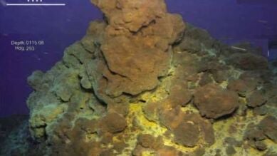El volcán submarino que entró en erupción en El Hierro en 2011 creció 286 metros, según unas imágenes publicadas ahora