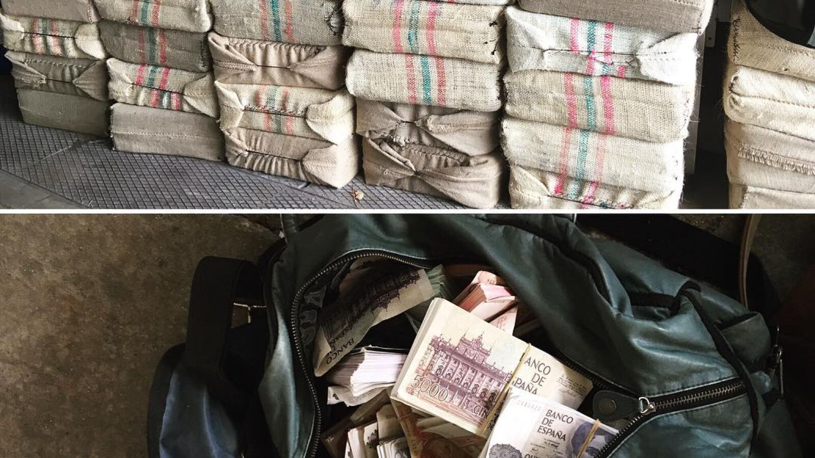 Droga a raudales y muchos millones de pesetas invaden el rodaje de 'Fariña' 
