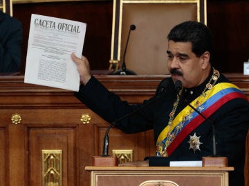 Maduro, en el estreno de la Constituyente