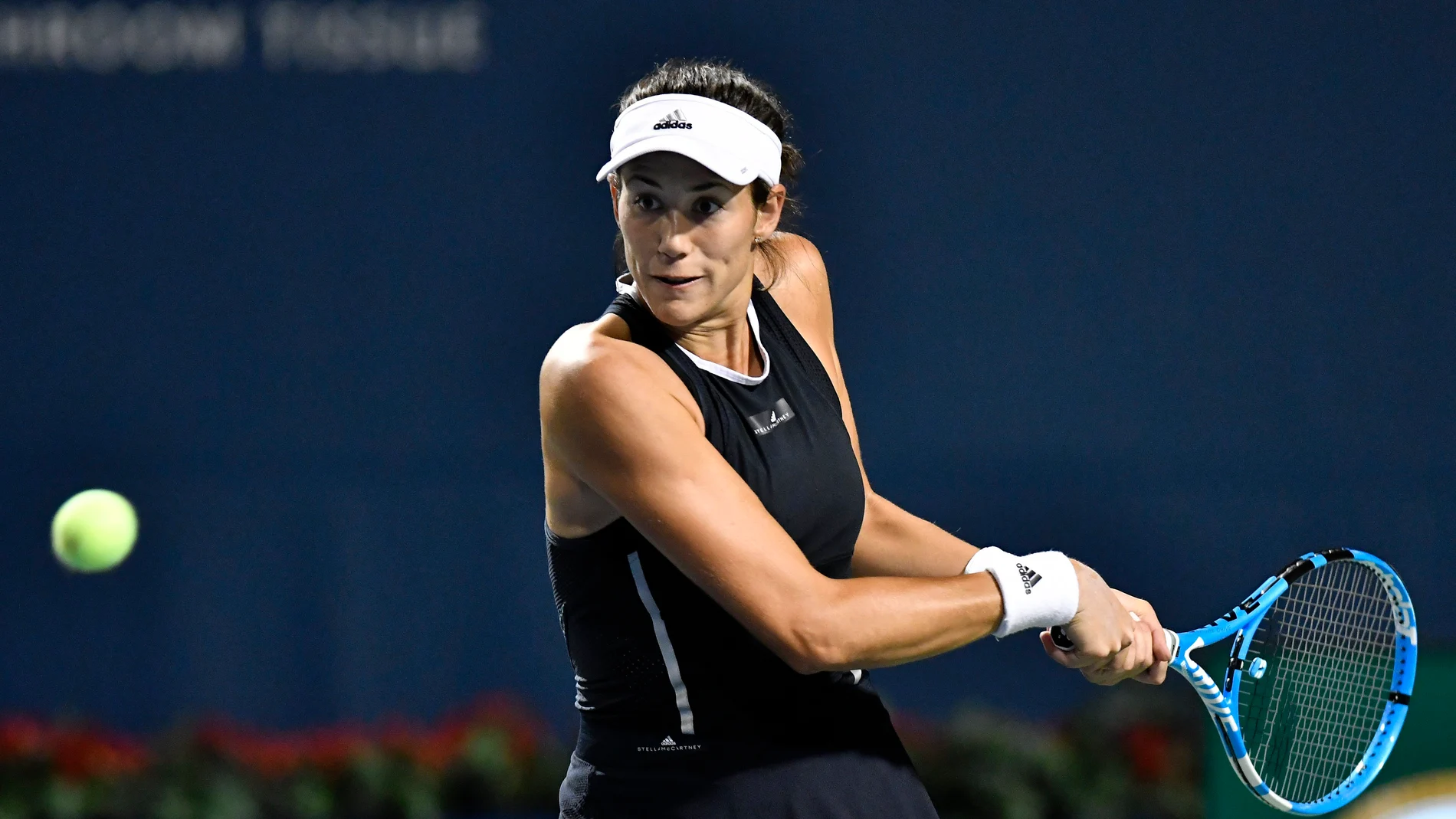 Garbiñe Muguruza, en acción ante Ashleigh Barty Garbiñe Muguruza, en acción ante Ashleigh Barty