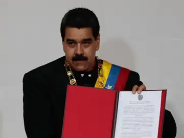 Maduro en un acto de la Asamblea Nacional Constituyente Maduro en un acto de la Asamblea Nacional Constituyente