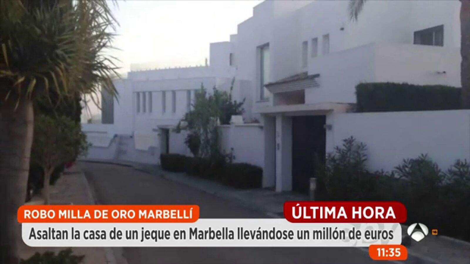 Asaltan la casa de un jeque de Marbella llevándose un millón de euros
