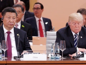 El presidente de EE.UU., Donald Trump, y su homólogo chino, Xi Jinping