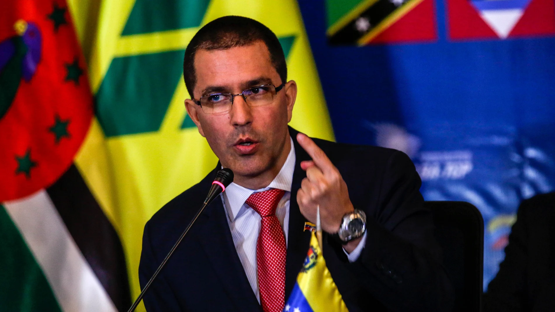 El ministro de Relaciones Exteriores de Venezuela, Jorge Arreaza El ministro de Relaciones Exteriores de Venezuela, Jorge Arreaza
