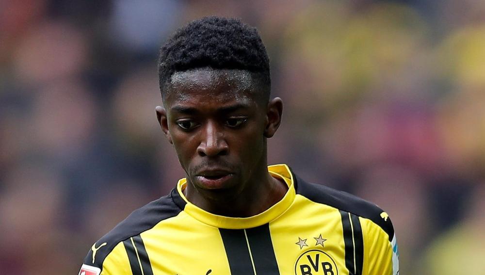 Dembélé durante un partido