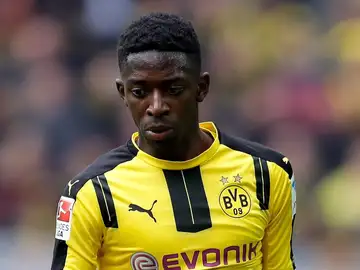Dembélé durante un partido Dembélé durante un partido