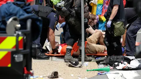 Varios heridos por un atropello masivo en EEUU Varios heridos por un atropello masivo en EEUU
