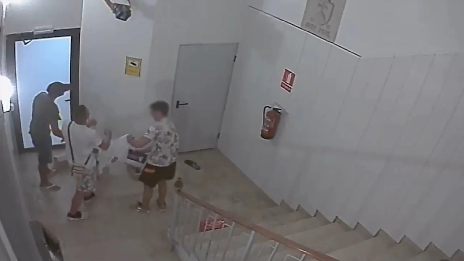 Captura de una de las cámaras de seguridad Captura de una de las cámaras de seguridad