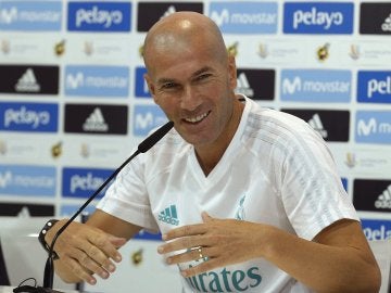 Zinedine Zidane, entrenador del Real Madrid