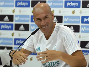 Zinedine Zidane, entrenador del Real Madrid Zinedine Zidane, entrenador del Real Madrid
