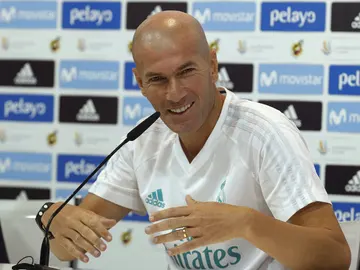 Zinedine Zidane, entrenador del Real Madrid Zinedine Zidane, entrenador del Real Madrid