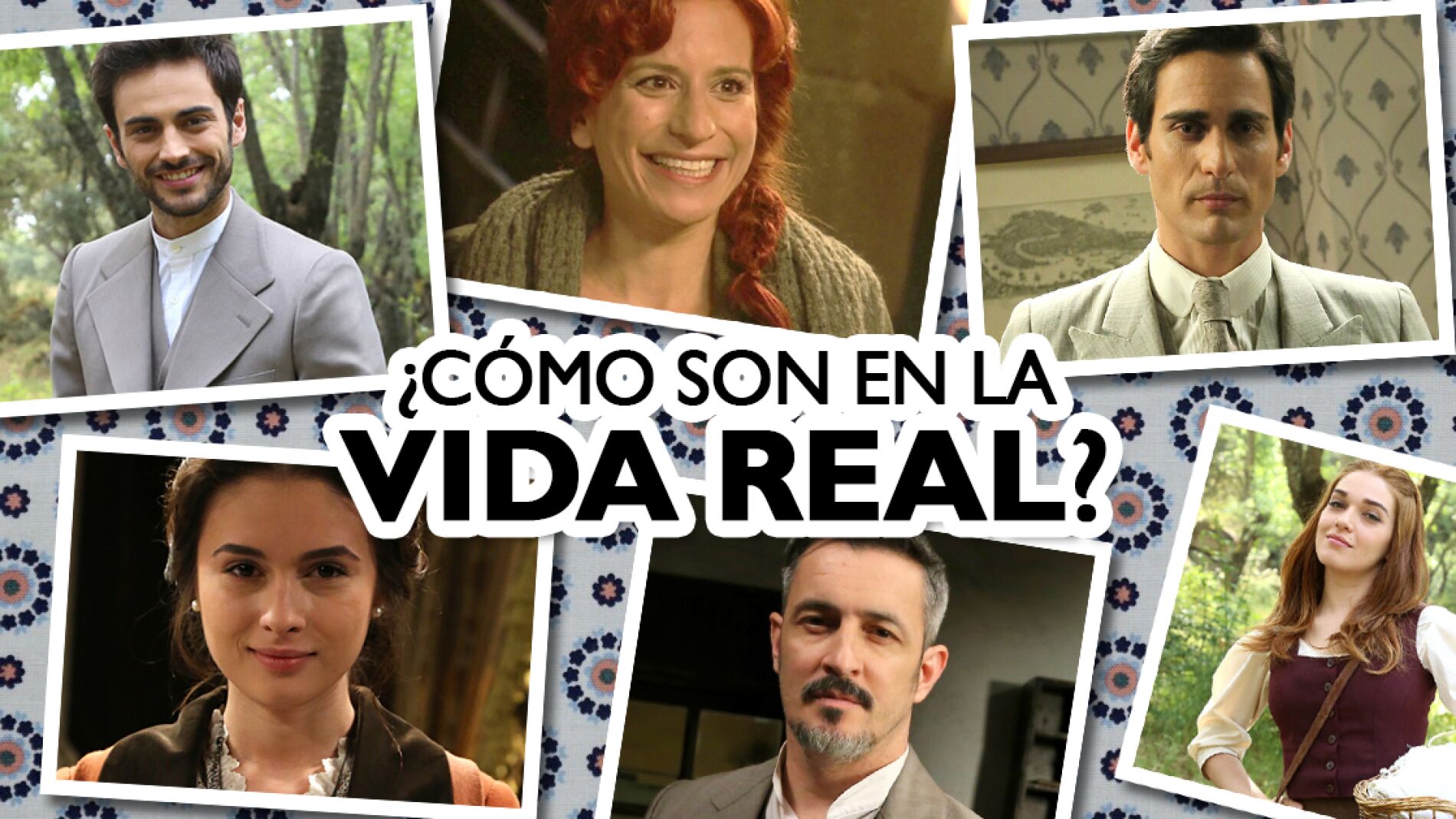 Descubre a los actores de 'El secreto de Puente Viejo' sin el "filtro vintage"