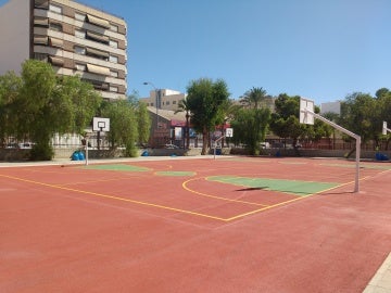 Pistas de baloncesto del colegio Mariano Benlliure