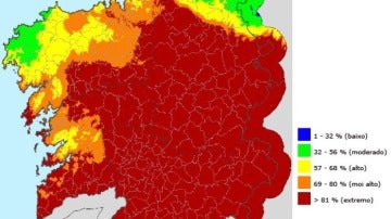 Galicia registra varios fuegos en 24 horas que queman cerca de 200 hectáreas