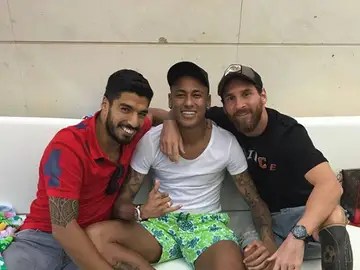Neymar, Messi y Suárez Neymar, Messi y Suárez