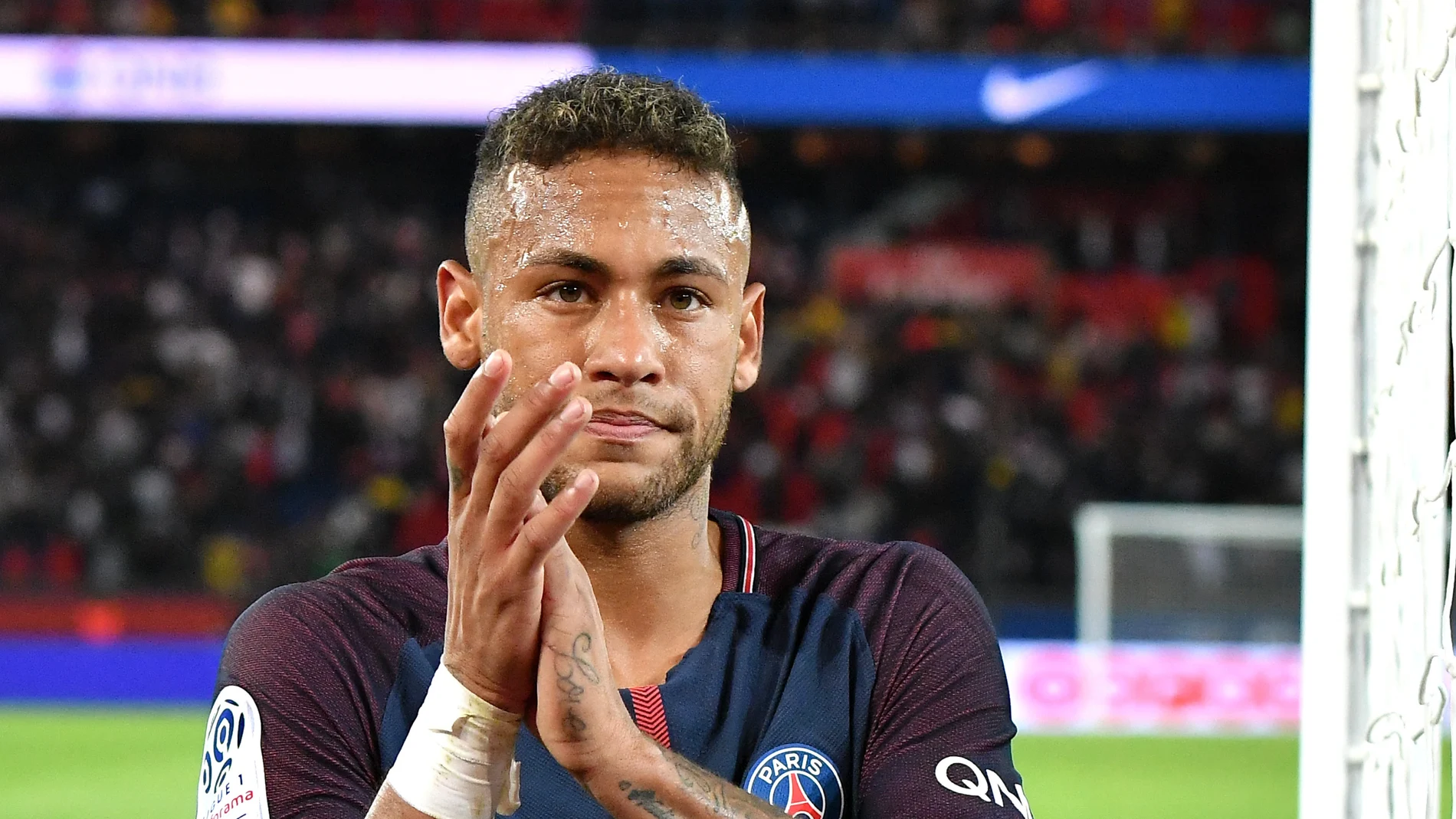 Neymar con el PSG Neymar con el PSG