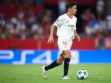 Jesús Navas en el partido contra el Istanbul Basaksehir Jesús Navas en el partido contra el Istanbul Basaksehir