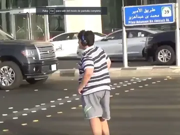 Captura del vídeo compartido en las redes sociales Captura del vídeo compartido en las redes sociales