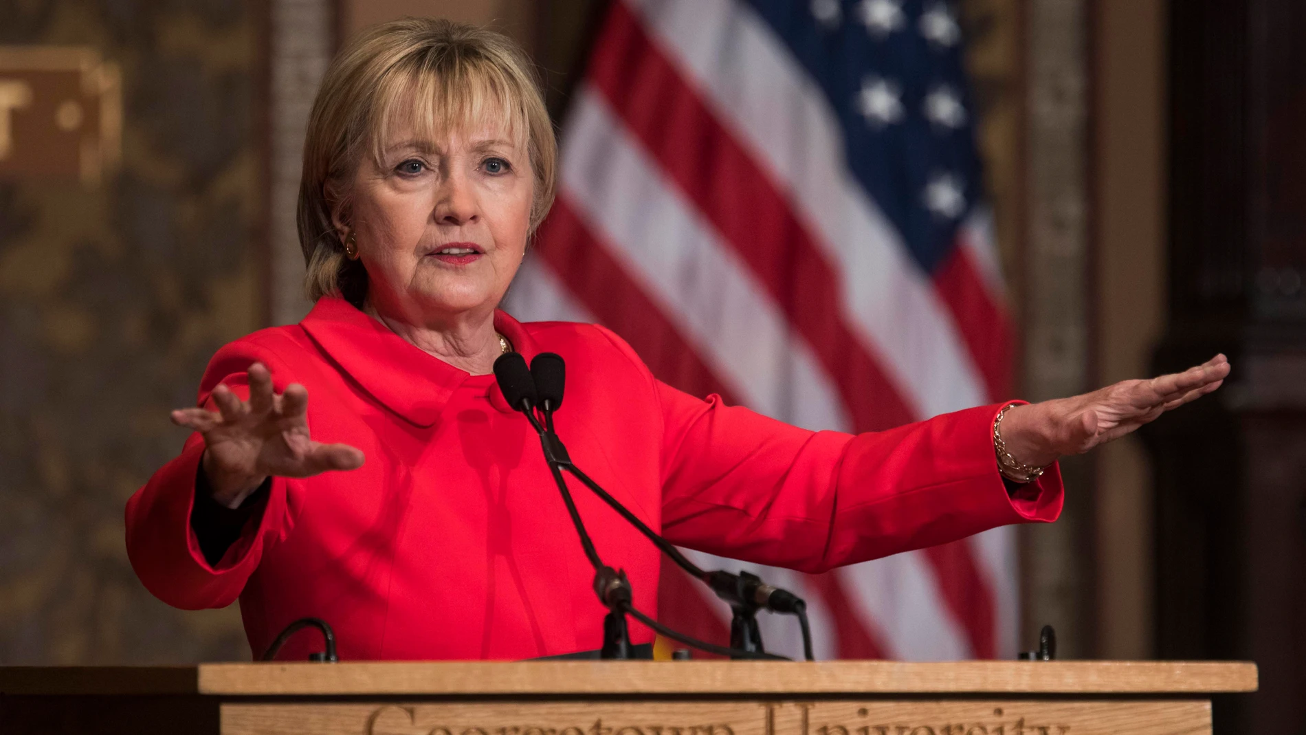 La exsecretaria de estado y excandidata demócrata a la presidencia de Estados Unidos, Hillary Clinton. La exsecretaria de estado y excandidata demócrata a la presidencia de Estados Unidos, Hillary Clinton.