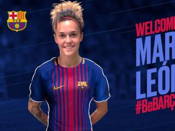 Mapi León, nueva jugadora del Barcelona