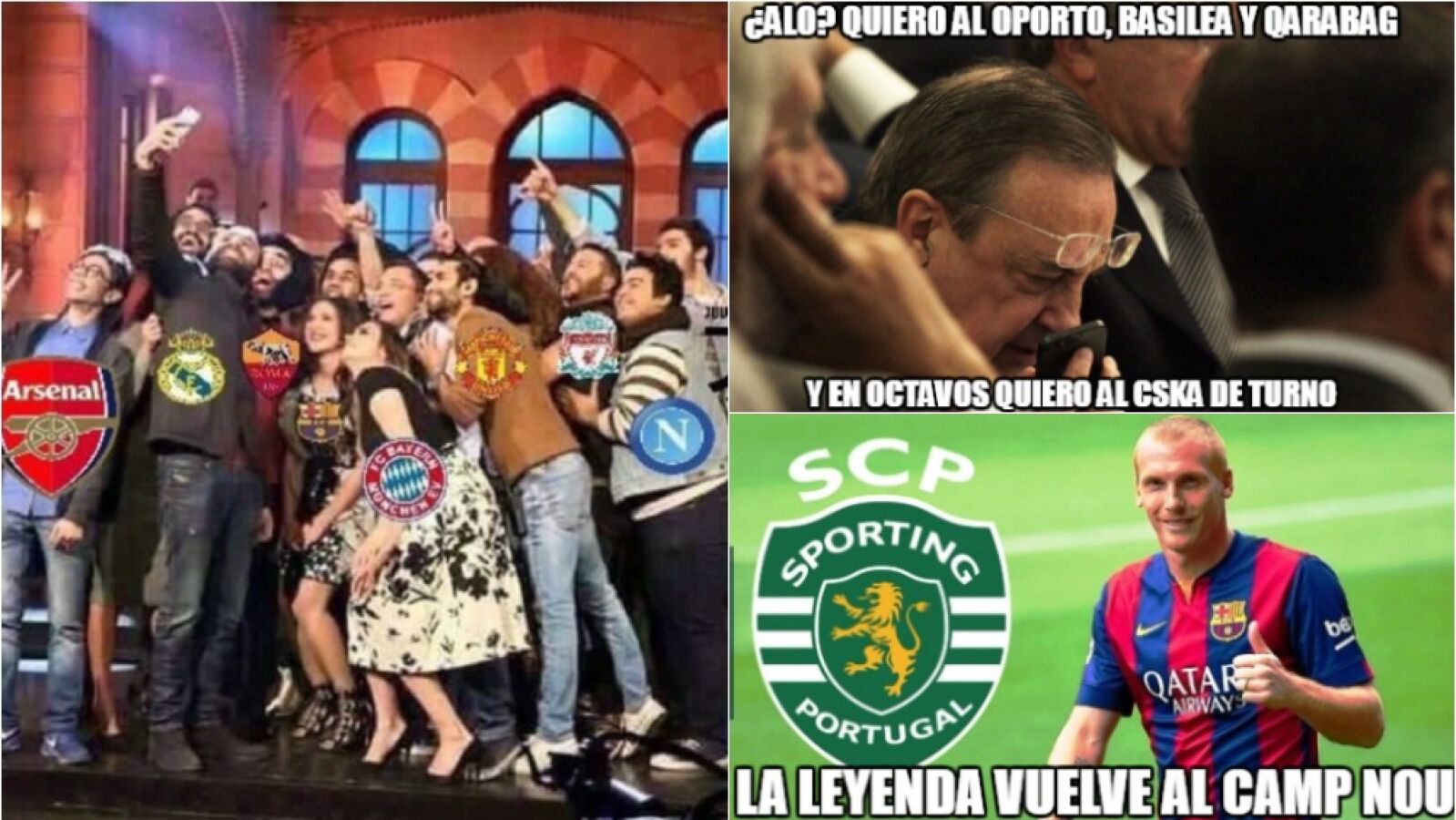 Florentino, la vuelta de Mathieu, el Arsenal, Bartomeu... Los mejores 'memes' del sorteo de la Champions