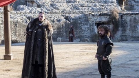 Jon Snow y Tyrion Lannister en Juego de Tronos