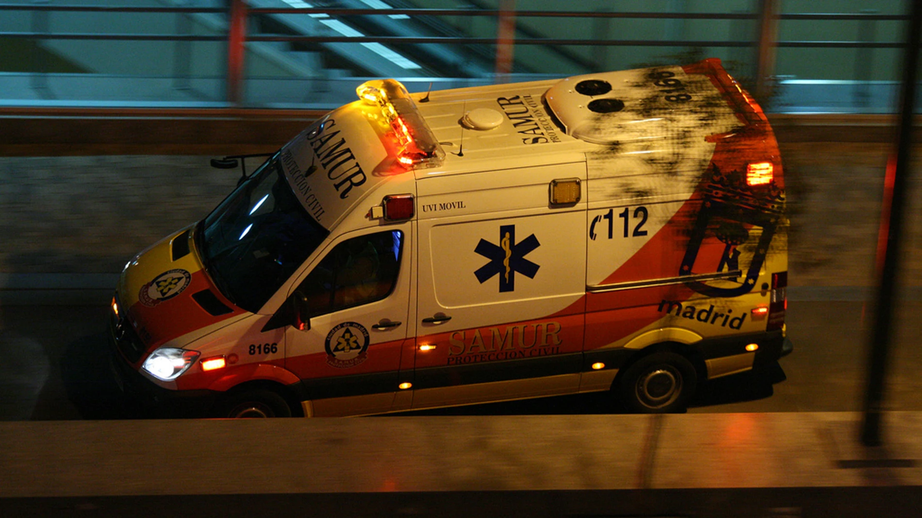 Ambulancia del Samur, imagen de archivo Ambulancia del Samur, imagen de archivo