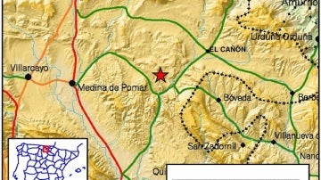 Movimiento sísmico registrado en Burgos