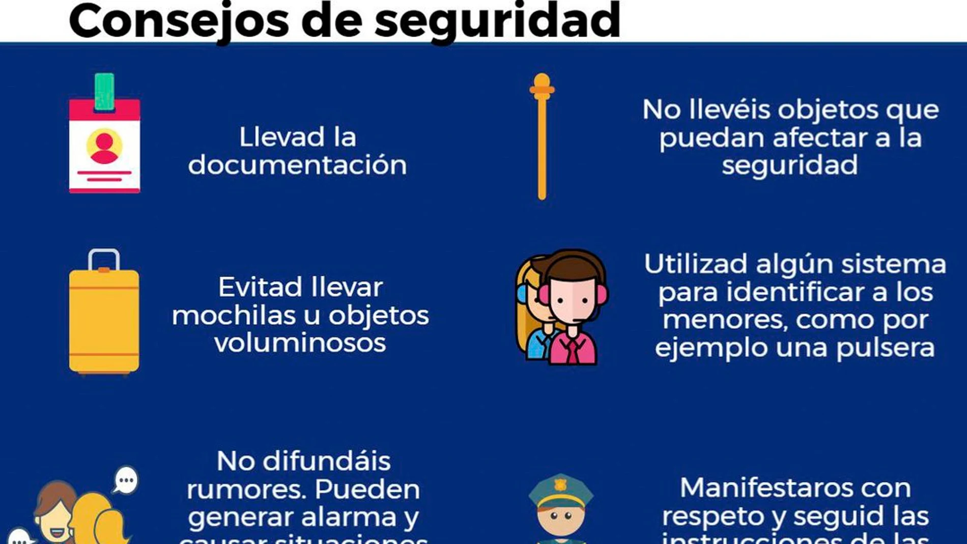 Consejos de seguridad de los Mossos Consejos de seguridad de los Mossos