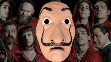 ¿Serías capaz de reconocer a los personajes de 'La casa de papel' con la máscara de Dalí?