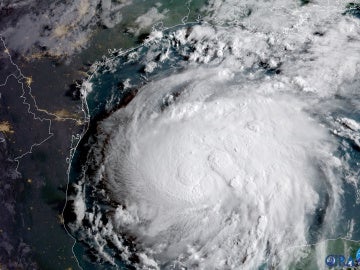 El huracán Harvey en la costa del golfo de Texas