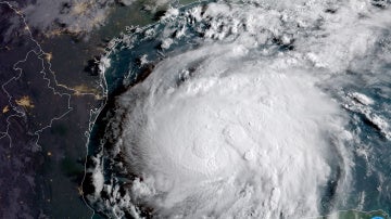 El huracán Harvey en la costa del golfo de Texas