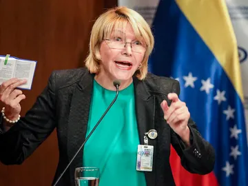 La exfiscal general de Venezuela, Luisa Ortega La exfiscal general de Venezuela, Luisa Ortega