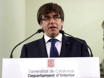 El presidente del Govern de Cataluña, Carles Puigdemont