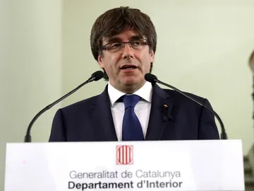 El presidente del Govern de Cataluña, Carles Puigdemont El presidente del Govern de Cataluña, Carles Puigdemont