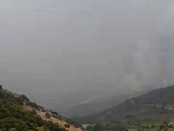 Incendio en La Cabrera, en León Incendio en La Cabrera, en León