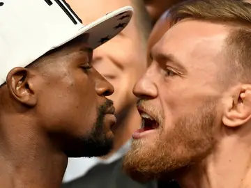 Mayweather y McGregor, cara a cara Mayweather y McGregor, cara a cara