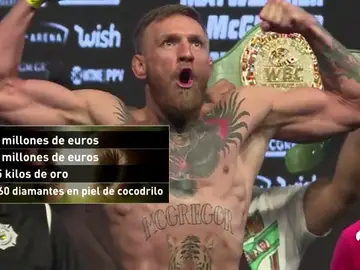 Las cifras del combate entre Mayweather y McGregor Las cifras del combate entre Mayweather y McGregor